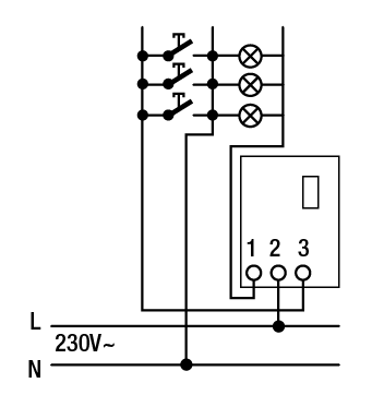 Interruttore Temporizzato Timer Relè Luce Scale 220v PERRY 1IT1051 da parete